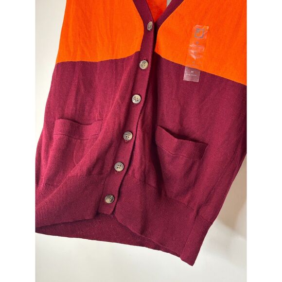 JCP Cotton Cashmere Modal Vneck Sweater Cardigan Size Small-Medium NEW L16 - Picture 10 of 12